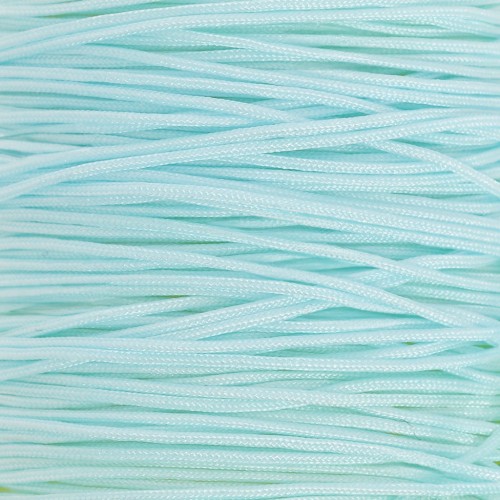 Jade thread - 0.5 mm braided nylon thread - Baby blue x9m