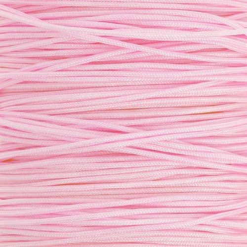 0.5mm braided nylon thread - Light pink x9m