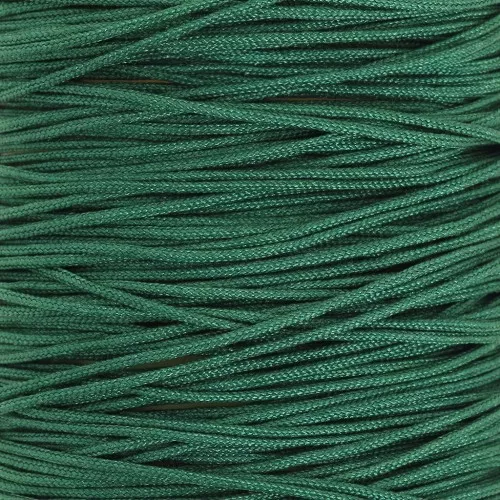 0.5mm braided nylon thread - Dark green x9m