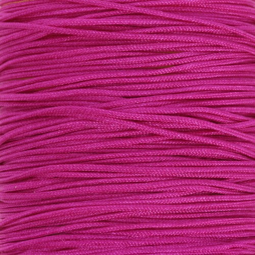 0.5mm braided nylon thread - Fuchsia x9m 