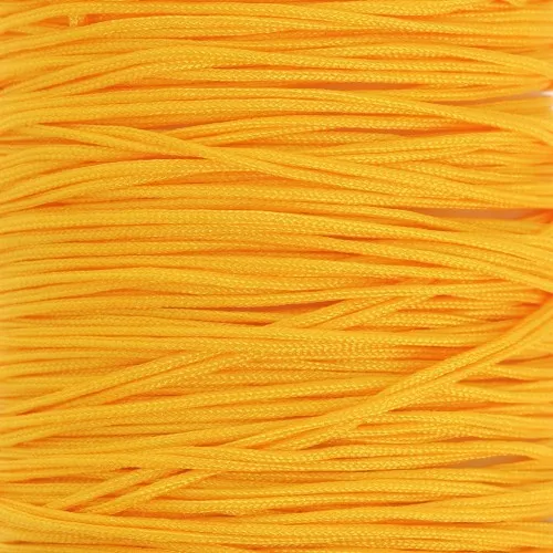 0.5mm braided nylon thread - Saffron x9m