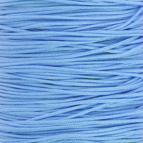 0.5mm braided nylon thread - Light blue x9m