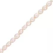 11x10mm Irregular baroque freshwater pearls - Grade AA Fishing x5