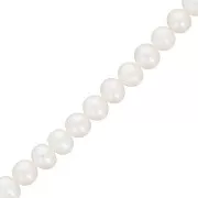 6x5mm Irregular oval baroque freshwater pearls - Grade AAA White x10