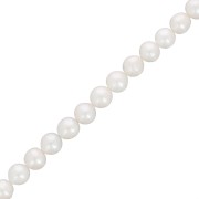 10mm Edison freshwater pearls - Grade AA White x4|raw }}