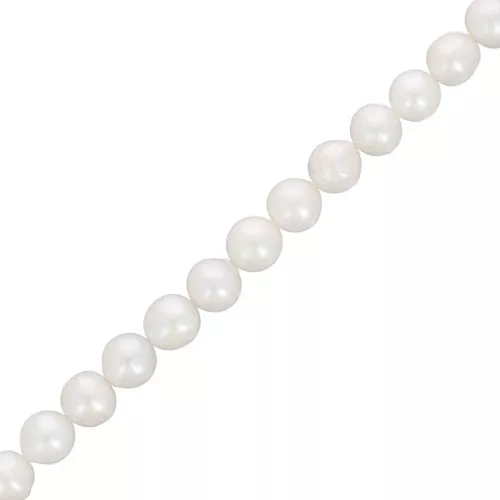 10mm Edison freshwater pearls - Grade AA White x4