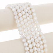 10mm Edison freshwater pearls - Grade AA White x4