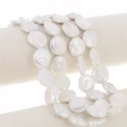 17mm Irregular freshwater pearl - round pallet - Grade AA- White x1