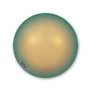 PureCrystal Half-drilled Pearl 5818 6mm Iridescent Green Pearl x1|raw }}