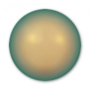 PureCrystal 5817 Cabochon 8mm Iridescent Green Pearl x1|raw }}