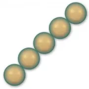 PureCrystal 5810 Pearls 8mm Iridescent Green Pearl x5