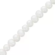 8x7mm Irregular baroque freshwater pearls - Grade A White x38cm
