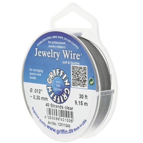 0.30mm Stainless steel 49-strand round wire x9.15m