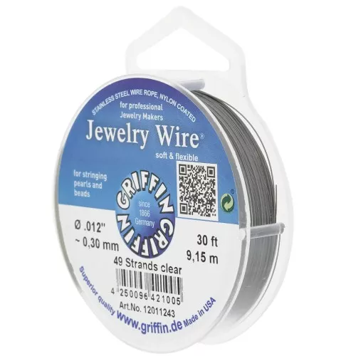 0.30mm Stainless steel 49-strand round wire x9.15m
