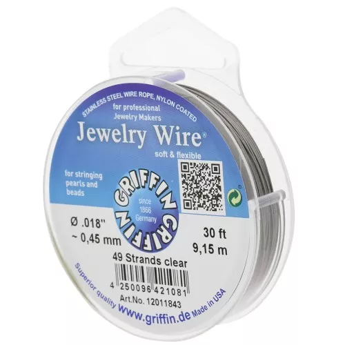 0.45mm Stainless steel 49-strand round wire x9.15m