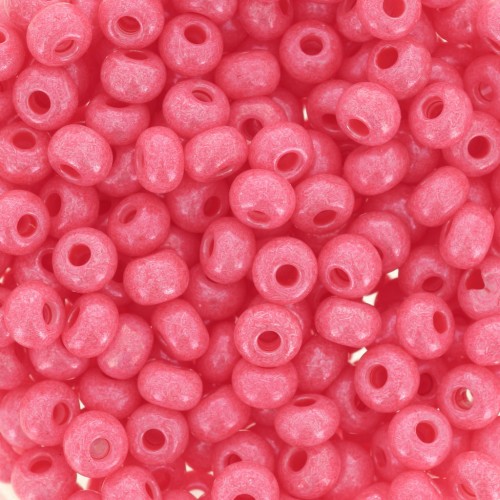 Preciosa Seed Beads 6/0 4 mm - Opaque Pink x 20 g