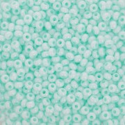 Preciosa Seed beads 11/0 2 mm - Terra Pearl - Mint Shine x20g|raw }}