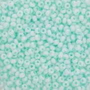 Preciosa Seed beads 11/0 2 mm - Terra Pearl - Mint Shine x20g