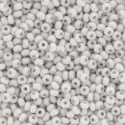 Preciosa Seed beads 11/0 2 mm - Terra Pearl - Fog Shine x20g