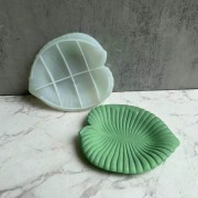 16x14cm Silicone mold for leaf-shaped cup x1