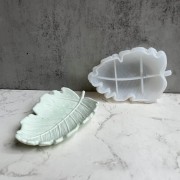 16x11cm Silicone mold for leaf-shaped cup x1|raw }}
