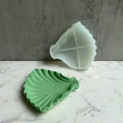13x13cm Silicone mold for leaf-shaped cup x1|raw }}