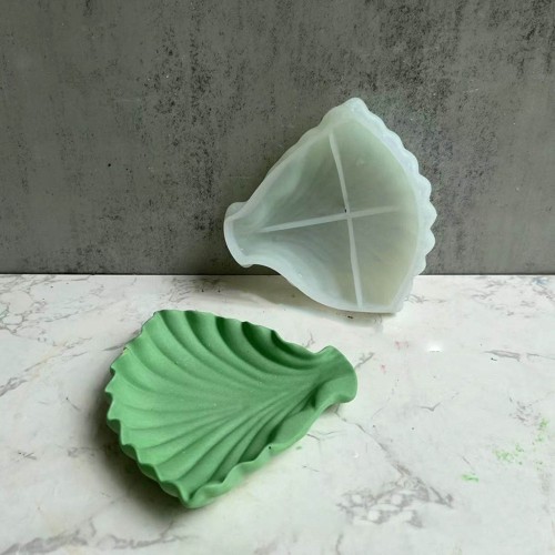 13x13cm Silicone mold for leaf-shaped cup x1