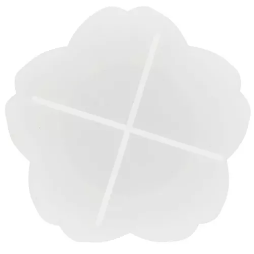 10.5x10.5cm x1 cherry blossom-shaped silicone cup mould