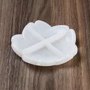 10.5x10.5cm x1 cherry blossom-shaped silicone cup mould