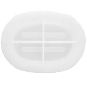 13x9.5cm Silicone mold for oval soap dish x1