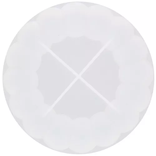 13cm flower coaster silicone mold x1