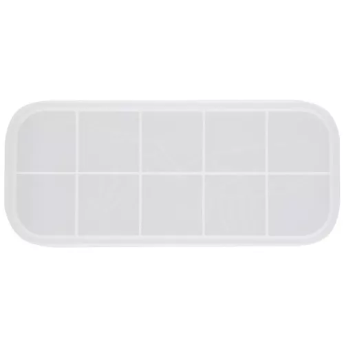 27x12cm Silicone mold for rectangular tray with hands x1