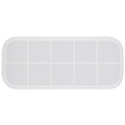 27x12cm Silicone mold for rectangular tray with hands x1