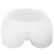 7x10cm Silicone mold for asymmetrical U-shaped candle holder x1