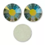 PureCrystal stick-on rhinestones 3mm Crystal Iridescent Green x36