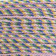 2.2mm Braided nylon thread - Pink - Multicolored x1m|raw }}