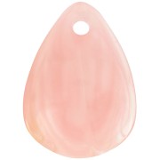 17mm Acrylic Curved Flower Petal Sequin - Marbled Peach x15