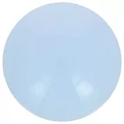 14mm Round opaque acrylic cabochon - Sky blue x1