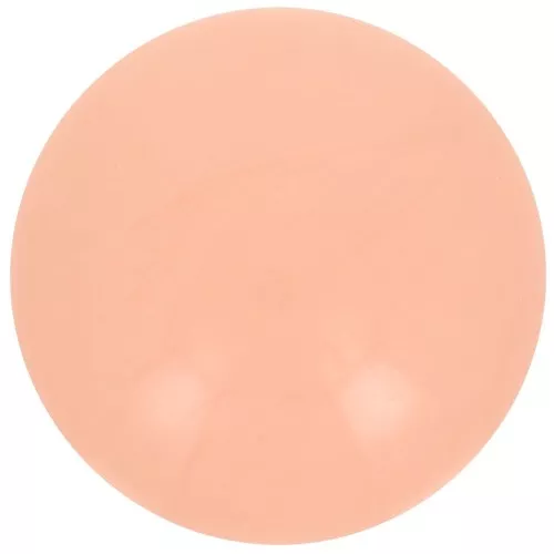 14mm Round opaque acrylic cabochon - Peach x1