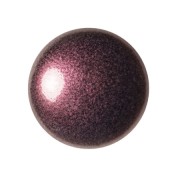 18mm Round glass cabochon by Puca® - Old Red Metallic Mat x1|raw }}