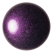 25mm Round glass cabochon by Puca® - Ultra Violet Metallic Mat x1