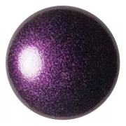 25mm Round glass cabochon by Puca® - Ultra Violet Metallic Mat x1