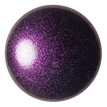 25mm Round glass cabochon by Puca® - Ultra Violet Metallic Mat x1