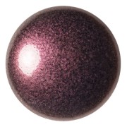 25mm Round glass cabochon by Puca® - Old Red Metallic Mat x1|raw }}