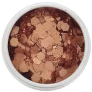 Si Si la Paillette Biodegradable Glitter - Copper moustache - Copper x5ml