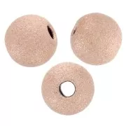 Diamond Ball 4 mm - Rose Gold filled x8