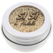 Si Si la Paillette Biodegradable Glitter - Light Gold Medium - Gold x5ml|raw }}