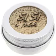 Si Si la Paillette Biodegradable Glitter - Light Gold Medium - Gold x5ml