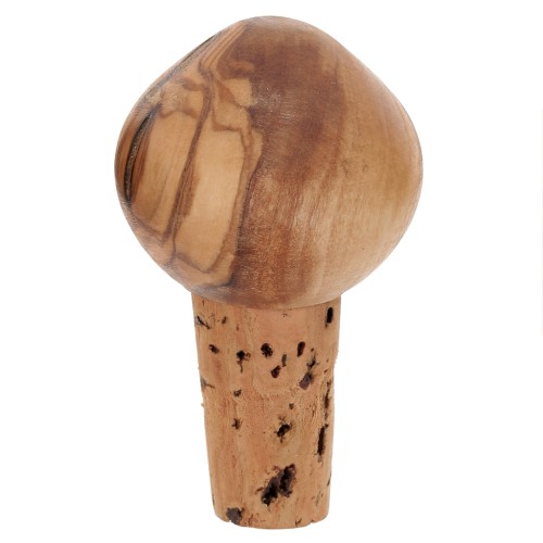 72x43mm Decorative wooden conical stopper - Léa Bottle cap by Puca@ x1