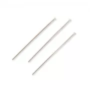 Head pin 25x0.5 mm- Rose Gold-filled x10